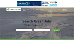Desktop Screenshot of enviro-jobs.com